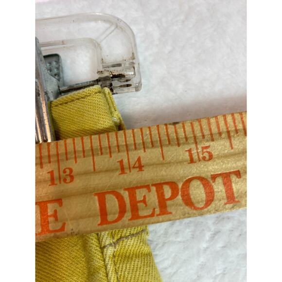 Levis 501 Jeans Men's 30X30 (actual 28x27") Yellow Denim Button Fly Straight Leg - Picture 6 of 8